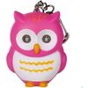 Porte cl&eacute; Out Of The Blue Porte clefs LED Chouette rose Rose
