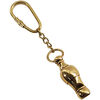 Porte cl&eacute; Signes Grimalt Porte clefs sifflet en laiton or Dor&eacute;