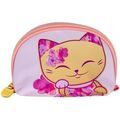 Saccoches / Etuis sur Grenoble : Trousse Kontiki Pochette cosm&eacute;tique Mani The Lucky Cat - Rose clair Rose