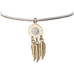 Bracelets Nusa Dua Bracelet Gris pour femme fantaisie th&egrave;me Indien dor&eacute;e Gris