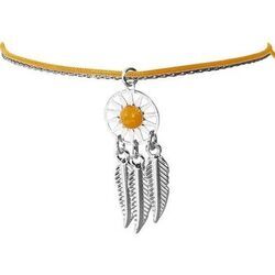 Bracelets Nusa Dua Bracelet Orange pour femme fantaisie th&egrave;me Indien Argent&eacute;e Orange