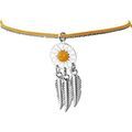 Bracelets Nusa Dua Bracelet Orange pour femme fantaisie th&egrave;me Indien Argent&eacute;e Orange
