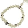 Bracelets Out Of The Blue Bracelet Bouddhiste en perles de bois - Mod&egrave;le Beige Beige