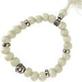 Bracelets Out Of The Blue Bracelet Bouddhiste en perles de bois - Mod&egrave;le Beige Beige Grenoble