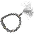 Bracelets Out Of The Blue Bracelet Bouddhiste en perles de bois - Mod&egrave;le Gris Gris Grenoble
