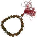 Bracelets Out Of The Blue Bracelet Bouddhiste en perles de bois - Mod&egrave;le Marron Marron Grenoble