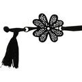 Bracelets Out Of The Blue Bracelet &eacute;lastique fantaisie pour femme Fleur Noir Grenoble
