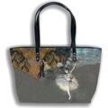 Sac Bandouliere Royal Tapisserie DEGAS L'ETOILE Sac ville - Fabrication Fran&ccedil;aise Gris