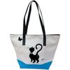 Sac Bandouliere Royal Tapisserie Grand sac Blanc et Bleu Les Chats de Dubout