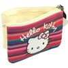 Trousse Alpa Petite trousse &agrave; soufflets stripes Hello Kitty Multicolore