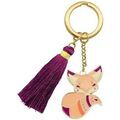 Porte cl&eacute; Kontiki Porte clef Renard - Collection BEYOND CHARMS Orange Grenoble