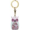 Porte cl&eacute; Kontiki WISE WINGS Porte-clefs chouette Blanc