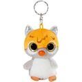 Porte cl&eacute; Nici Peluche porte clefs - Chouette Blanc Grenoble