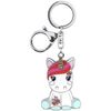 Porte cl&eacute; Kontiki Porte clef en m&eacute;tal collection Candy Cloud 001 Blanc