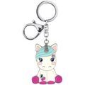 Porte cl&eacute; Kontiki Porte clef en m&eacute;tal collection Candy Cloud 008 Blanc