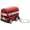 Porte cl&eacute; Tropico Porte clefs en m&eacute;tal bus Londonien Rouge