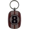 Porte cl&eacute; La Chaise Longue Porte clefs Num&eacute;ro 8 Rouge