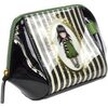 Trousse Santoro London Trousse de beaut&eacute; Gorjuss ray&eacute;e et Verte Beige