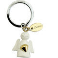 Cadeaux sur Grenoble : Porte cl&eacute; Kontiki Porte clef ange gardien - Chance Blanc