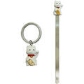 Porte clé Kontiki Coffret cadeau porte-clés et marque-pages Chat porte bonheur Blanc Porte clé Kontiki Coffret cadeau porte-clés et marque-pages Chat porte bonheur Blanc Grenoble