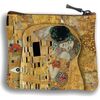 Porte-monnaie Royal Tapisserie KLIMT LE BAISER Porte Monnaie carr&eacute; - Fabrication Fran&ccedil;aise Jaune
