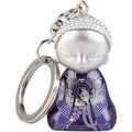 Cadeaux sur Grenoble : Porte cl&eacute; Kontiki Porte clef de collection Little Buddha - Ma&icirc;tre de lui m&ecirc;me Violet