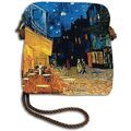 Sac Bandouliere Royal Tapisserie VAN GOGH TERRASSE DU CAF&Eacute; LE SOIR Sac cordon Made In France Jaune