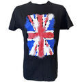 Tee-shirts sur Grenoble : T-shirt Corner T-shirt Union Jack noir taille L