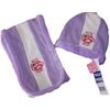 Chapeau Arditex Bonnet et &eacute;charpe Charlotte aux fraises Violet