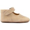 Chaussons b&eacute;b&eacute; Pom Pom Chaussons Beginners Ballerina Heart Light Camel Jaune