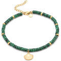 Bracelets Sixtystones Sixty Stones - 60 - Cha&icirc;ne Cheville - Vert Grenoble