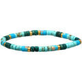 Bracelets sur Grenoble : Bracelets Sixtystones Bracelet Perles Heishi 4 Mm Turquoise -Small-16cm