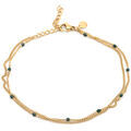 Bracelets Sixtystones Sixty Stones - 60 - Cha&icirc;ne e Cheville - Vert Grenoble