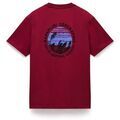 T-shirt Napapijri S-VIGNONI BACK - NP0A4ILX-R1E1 TIBETAN RED Grenoble