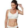Triangles / Sans armatures Selmark Soutien-gorge triangle pr&eacute;form&eacute; sans armatures ONE AND LACE Blanc Grenoble