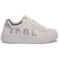 Baskets femme sur Grenoble : Baskets Icon WHITE SILVER