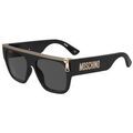 Lunettes sur Grenoble : Lunettes de soleil Moschino MOS165/S Lunettes de soleil, Noir/Gris, 56 mm