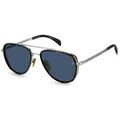Lunettes sur Grenoble : Lunettes de soleil David Beckham DB 7068/G/S Lunettes de soleil, Ruth&eacute;nium/Bleu, 58 mm