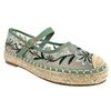 Chaussures Bienve Chaussure verte pour femme ha-5282