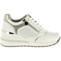 Baskets Stonefly BASKETS MINA-1 CUIR BLANC PERFORADA CON OR