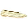 Chaussures d&eacute;contract&eacute;es femme sur Grenoble : Ballerines Pao Ballerines cuir lamin&eacute; Argent&eacute;