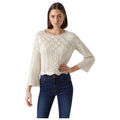 Pull sur Grenoble : Pull Vero Moda PULL BEIGE - BIRCH - L