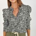 Chemises sur Grenoble : Chemise Le Temps des Cerises Blouse LE TEMPS DES CERISES imprim&eacute; animalier Multicolore