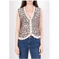 Pull Kebello Gilet F, Beige