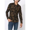 Chemise Kebello Chemise en jeans Slim Fit H, Vert Grenoble