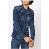 Chemise Kebello Chemise en jeans Slim Fit H, Bleu
