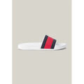Mules homme sur Grenoble : Mules Tommy Hilfiger Claquettes blanches