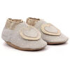Chaussons b&eacute;b&eacute; Robeez CHAUSSONS SOUPLES BABY TINY HEART GRIS CLAIR Gris