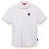 T-shirt Napapijri E-BADGE NP0A4IDA-2061 WHITE HERON