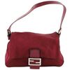 Sac a main Vintage Sac port&eacute; &eacute;paule Mamma Baguette bordeaux Bordeaux